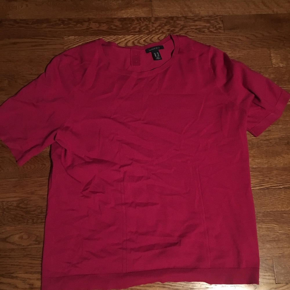 Lands End women’s short sleeve sweater XL